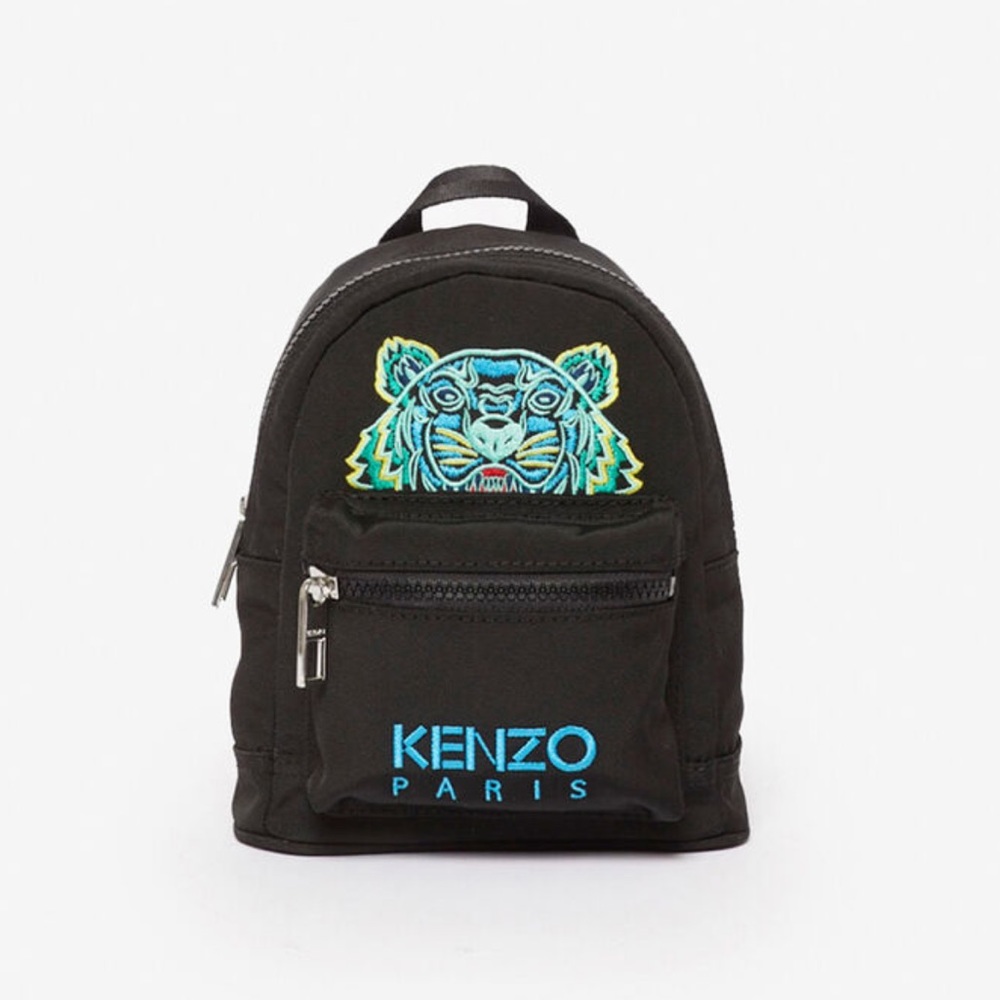 Kenzo Mini Tiger Canvas Backpack
